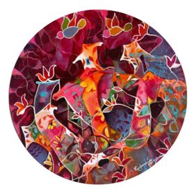 Floating Roots by Rachana Patkar, Painting | Mojarto