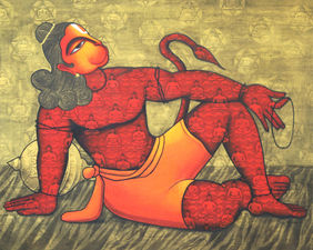 Kapeeshwar...The lord of Monkey by Pratiksha S Bothe , Painting | Mojarto