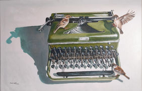 Silent letters by Srinivasa Ram Makineedi, Painting | Mojarto