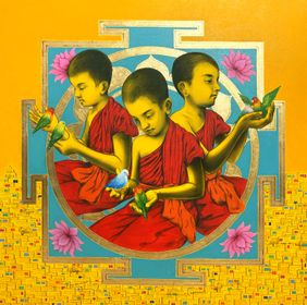 Mantra of Love  by Yashpal N., Painting | Mojarto