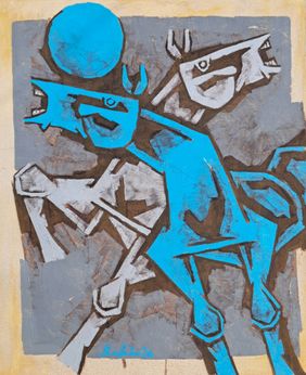 Race series 3 by Balbir Singh, Painting | Mojarto