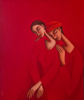 Ethereal Dreams by Uttam Bhattacharya, Painting | Mojarto