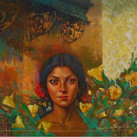 Inner Bloom by Harisadhan Dey, Painting | Mojarto
