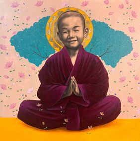 Smile of Serenity  by Yashpal Nandgaonkar, Painting | Mojarto