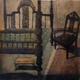 The Zamindar's Bedroom by Soyli Saha, Painting | Mojarto