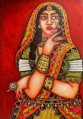 The Opulent Majesty of Gujarat by Piyali Sarkar, Painting | Mojarto
