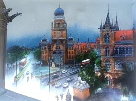 MUMBAI AFTER RAIN by Bhuwan Silhare, Painting | Mojarto