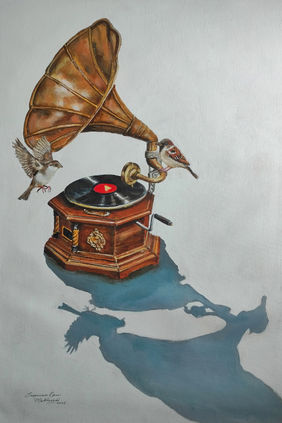 After the Song Ends by srinivasa Ram Makineedi, Painting | Mojarto