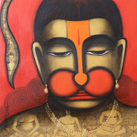 Kapeeshwar...The lord of Monkey by Pratiksha S Bothe , Painting | Mojarto