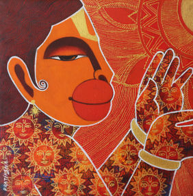 Kapeeshwar...The lord of Monkey by Pratiksha S Bothe , Painting | Mojarto
