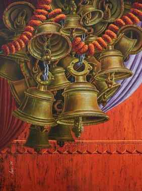 Aradhana -92 by Anil Kumar Yadav, Painting | Mojarto