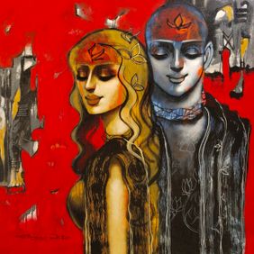 Nostalgic Beauty by ANAND DHARMADHIKARI, Painting | Mojarto