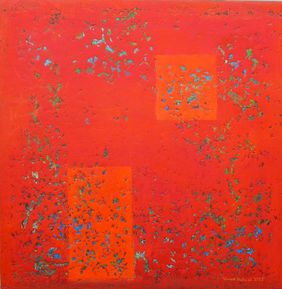 RED RADIANCE by VINOD PRAKASH, Painting | Mojarto
