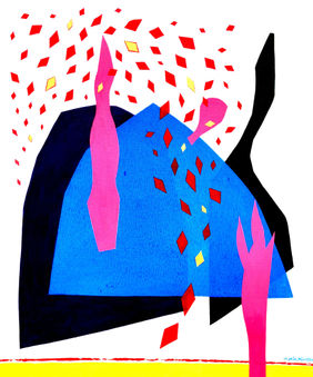 Chromatic Reverie by Manik Das, Painting | Mojarto