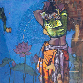 Abhisarika (Beauty Series) by Ramchandra S Kharatmal , Painting | Mojarto