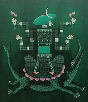 Makravahini by Harsh wardhan Bhilala, Painting | Mojarto