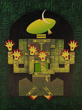 Devi IV by Harsh wardhan Bhilala, Painting | Mojarto