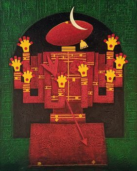 Devi 5  by Harsh wardhan Bhilala, Painting | Mojarto
