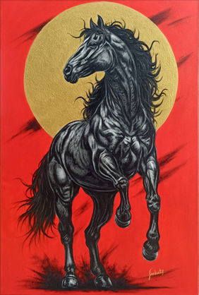 Unstoppable...The Spirit of Triumph by Sanket A Sawant, Painting | Mojarto