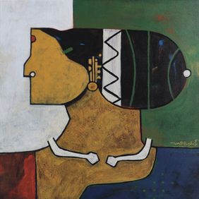 “Inner Echoes” by Srinivasa Chary, Painting | Mojarto