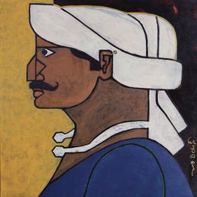 Enduring Presence by Srinivasa Chary, Painting | Mojarto