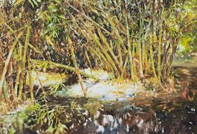 Landscape by Krishnapada Maity, Painting | Mojarto
