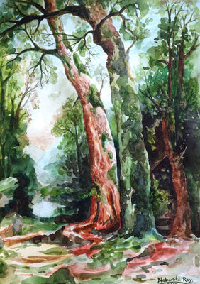 Whispers of the Wild  by Nabanita Ray, Painting | Mojarto
