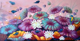 lotus 2 by Pravin Utge, Painting | Mojarto