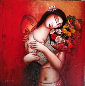 Gift by Samir Sarkar, Painting | Mojarto