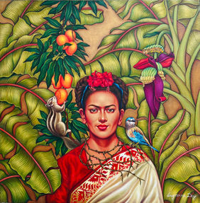 Frida : A Tropical Raga by Suparna Dey, Painting | Mojarto