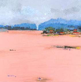 Abstract 033 by Gangu Gouda, Painting | Mojarto