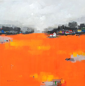 Abstract 036 by Gangu Gouda, Painting | Mojarto