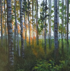 Where the light waits by Meetul Agarwal, Painting | Mojarto
