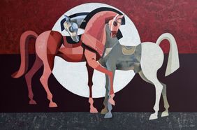 The Aesthetics of Energy BFXII by Ashis Mondal, Painting | Mojarto