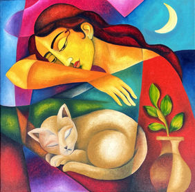 A Quiet Companion by Manisha Mohnani, Painting | Mojarto