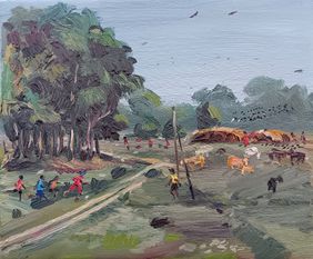 The Final Hour by pabitra kundu, Painting | Mojarto