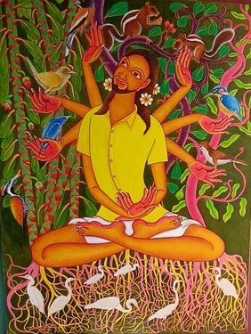 THE BIRDER by Pramod Neelakandan , Painting | Mojarto