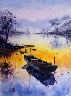 Alone by Sabari Girish T, Painting | Mojarto