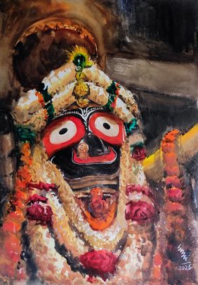 Jagannath by Soyli Saha, Painting | Mojarto