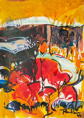 UNTITLED by Athi Veerapandian, Painting | Mojarto