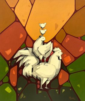 Silent Lineage by Deivasigamani M, Painting | Mojarto