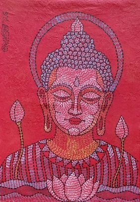 THE DHYANA by Prasenjit Nath, Painting | Mojarto