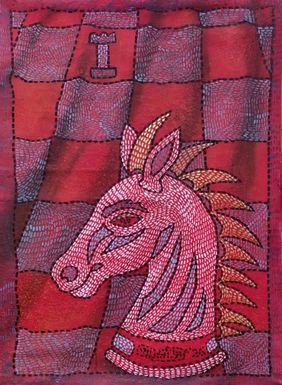 The Knight’s Gambit by Prasenjit Nath, Painting | Mojarto