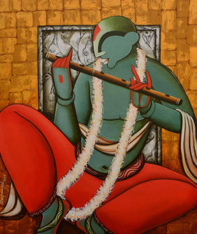 Melodic Breath  by Anupam Pal, Painting | Mojarto