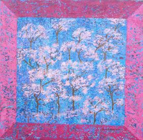 CHERRY BLOSSOMS by VINOD PRAKASH, Painting | Mojarto