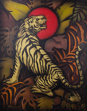 Vana Devi  by Mrutyunjaya Dash, Painting | Mojarto