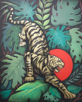 Vana Devi  by Mrutyunjaya Dash, Painting | Mojarto