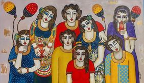 PARTY TIME by Nandini verma, Painting | Mojarto
