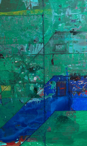 Memory of a Wall 2 by Aditya Sagar, Painting | Mojarto