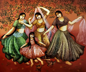 Inner Peace-10 by Monalisa Sarkar Mitra, Painting | Mojarto